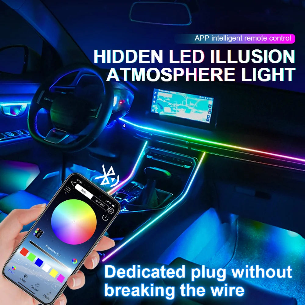 18-in-1 Dual Zone Car Ambient Light Kit