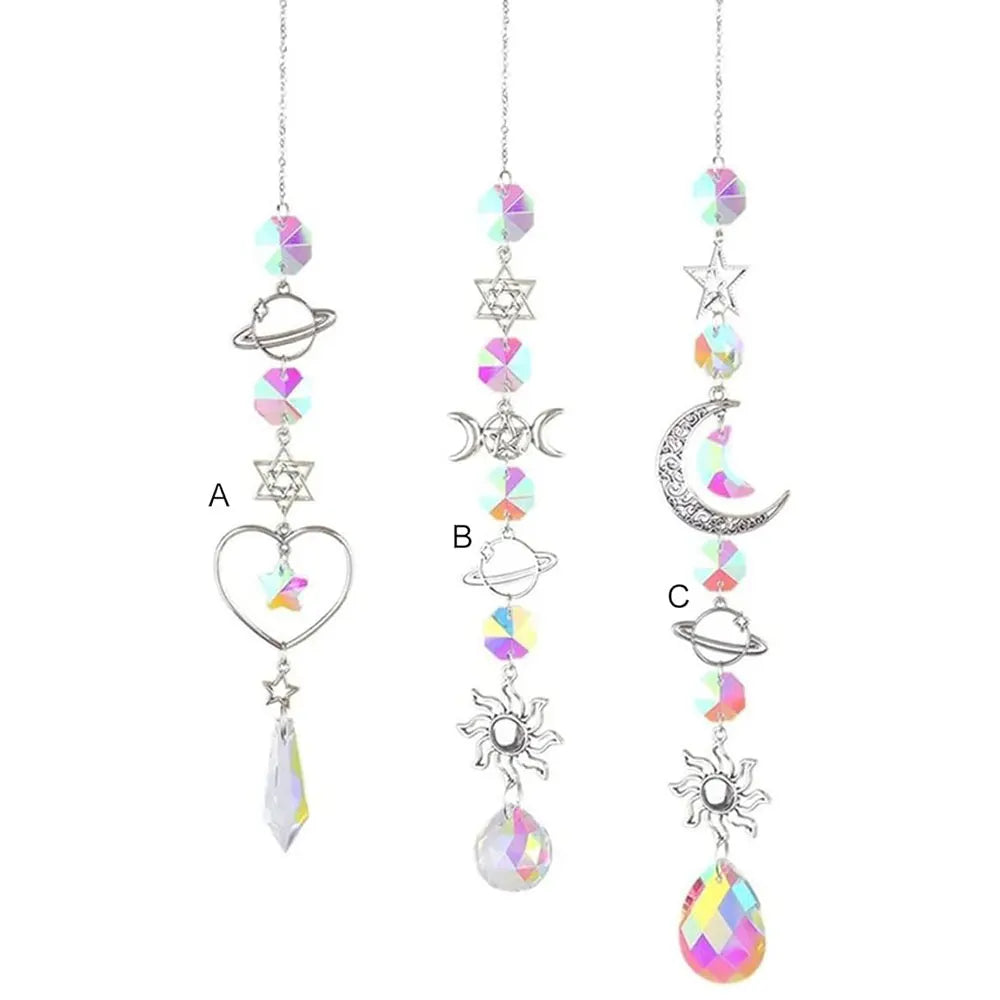 Crystal Wind Chime Sun Catcher – Rainbow Maker Pendant