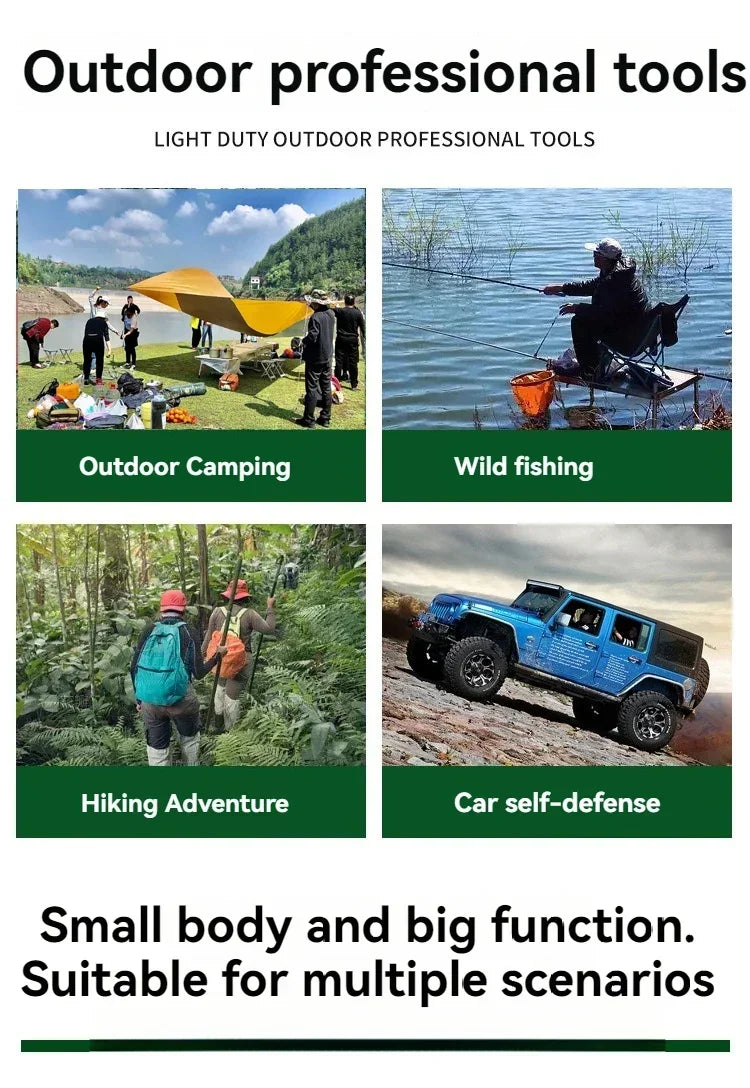 Portable Camping Shovel – Multifunctional Survival & Garden Tool