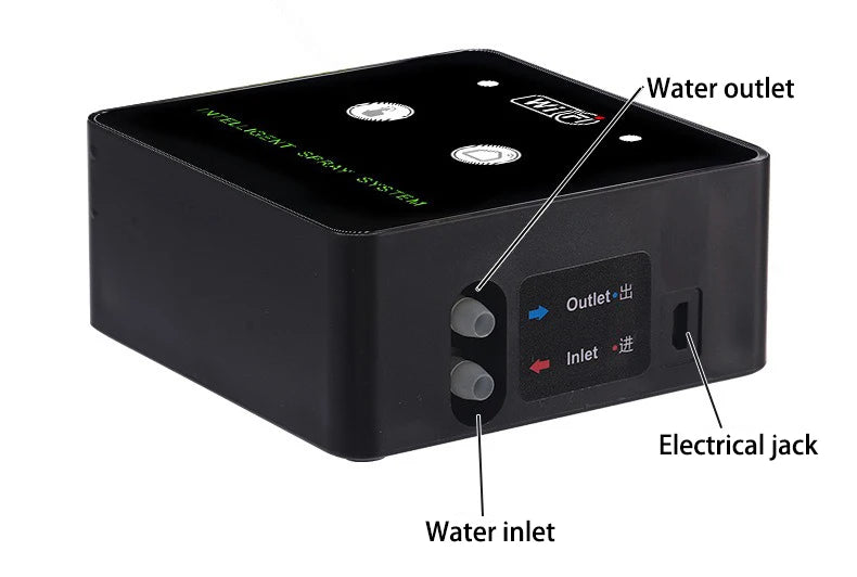 WiFi-Controlled Rainforest Sprayer – Automatic Mist System