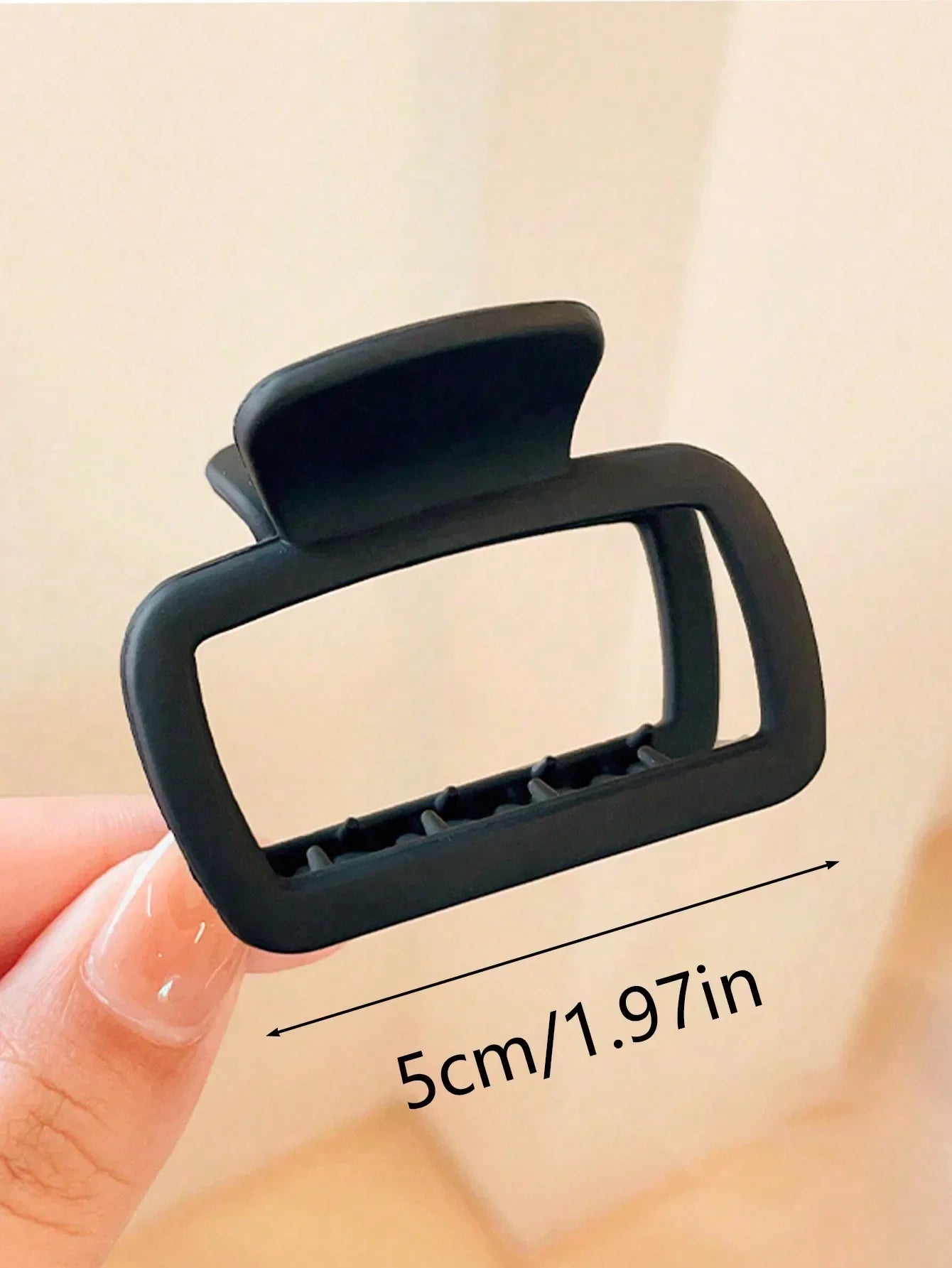 4PCS Women's Square Hair Claw Clips