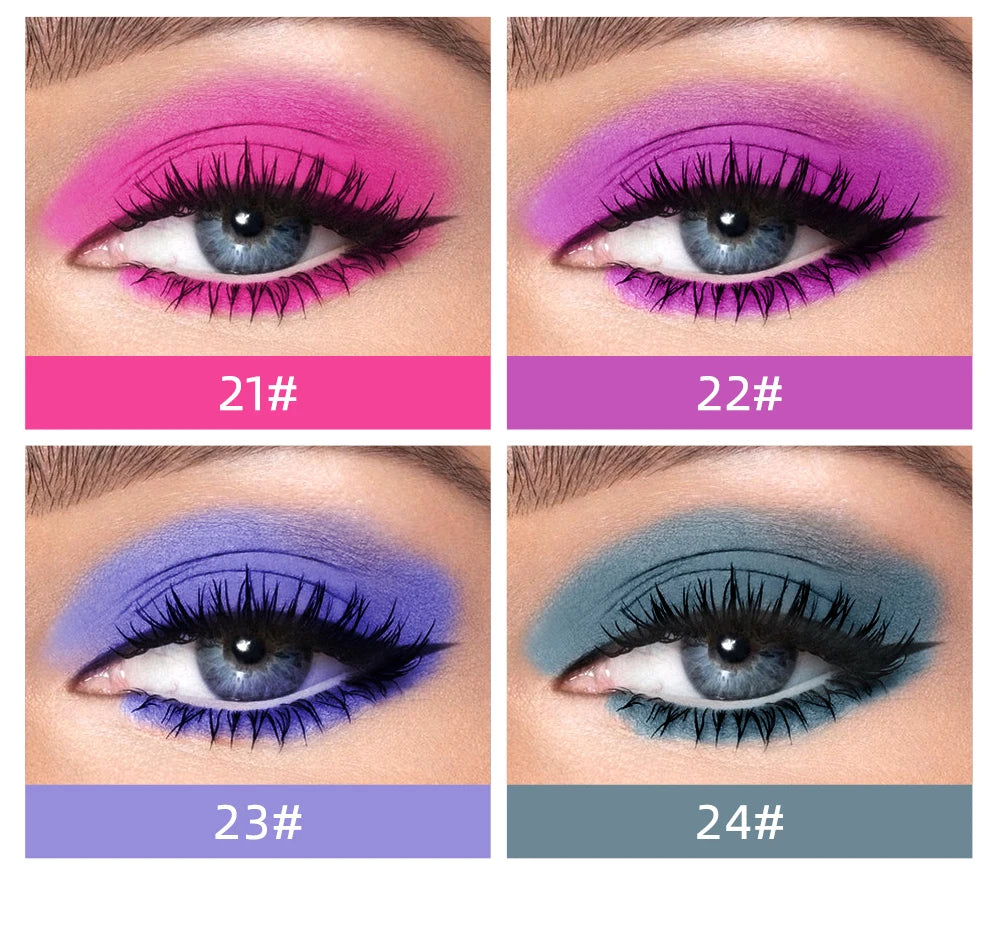 QIBEST 8-Color Matte Liquid Eyeshadow Stick