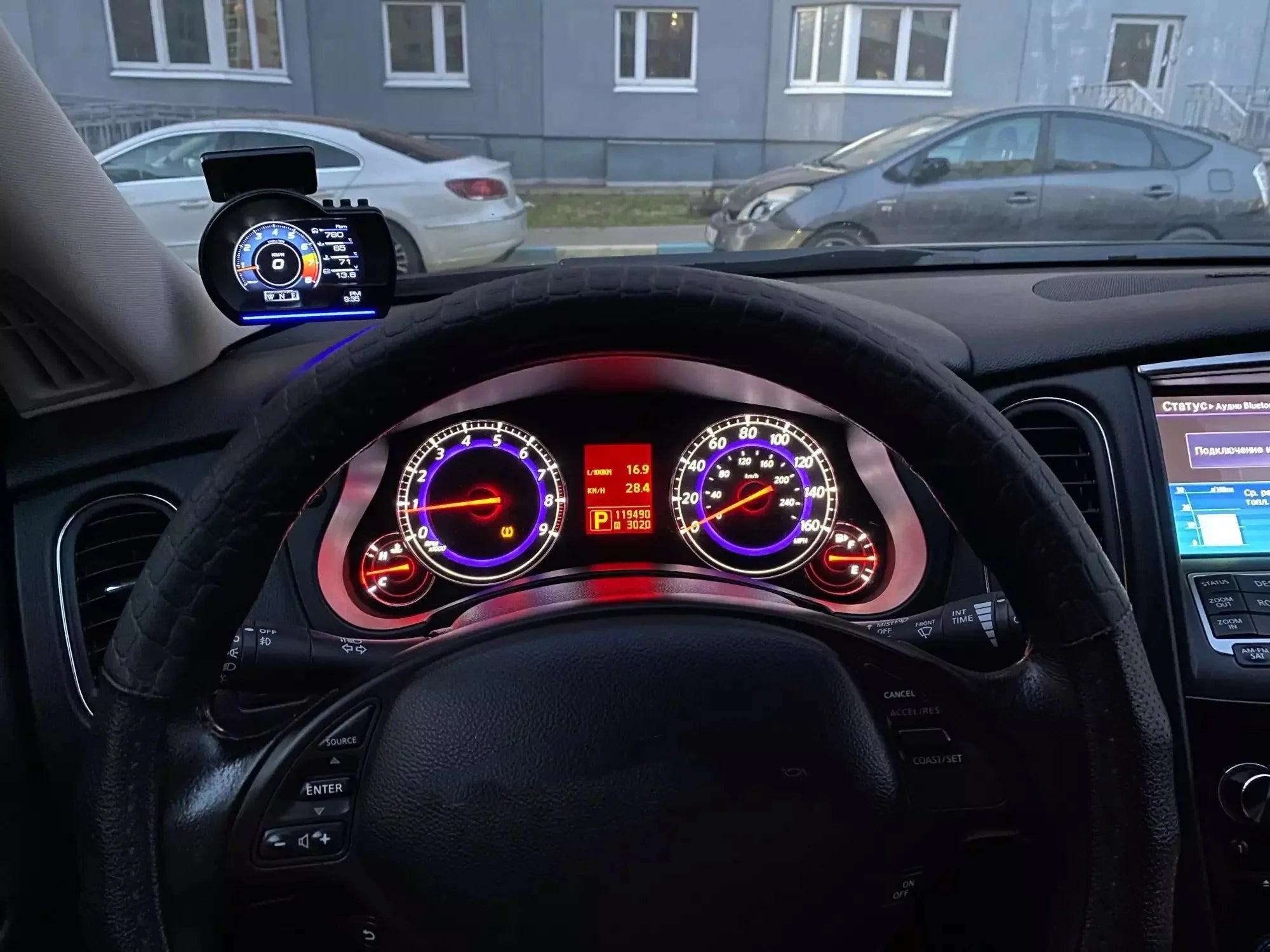 A501 Car HUD Display – OBD2 Smart Digital