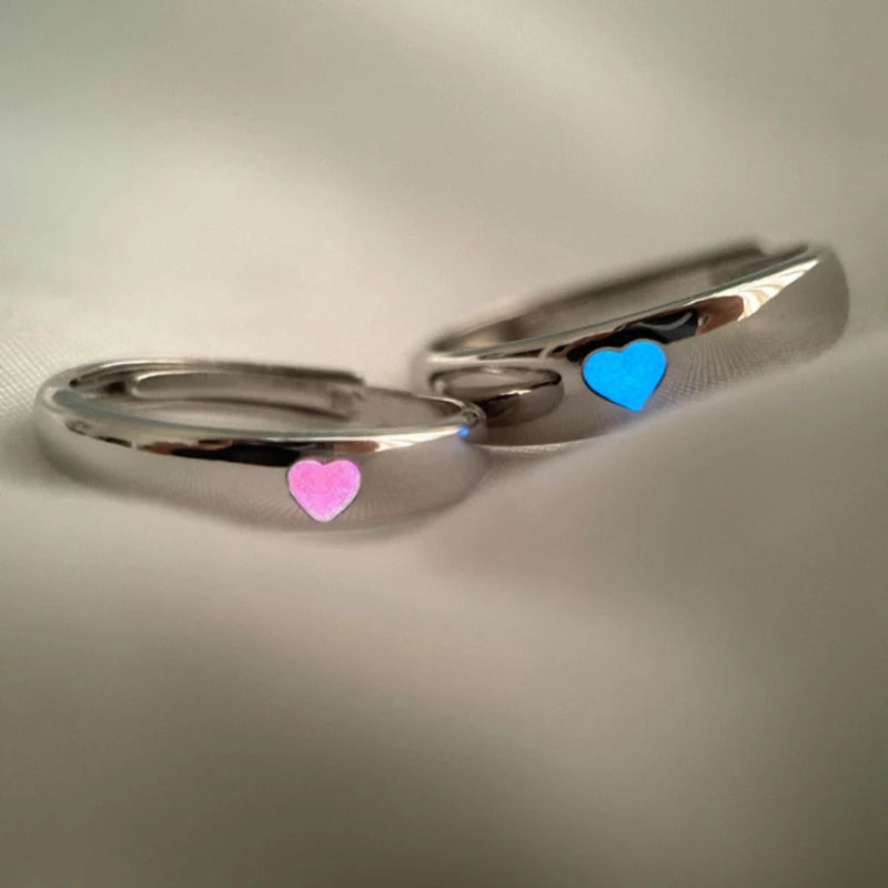 Adjustable Sun Moon Couple Rings