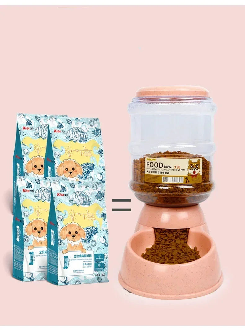 Automatic Pet Feeder and Water Dispenser