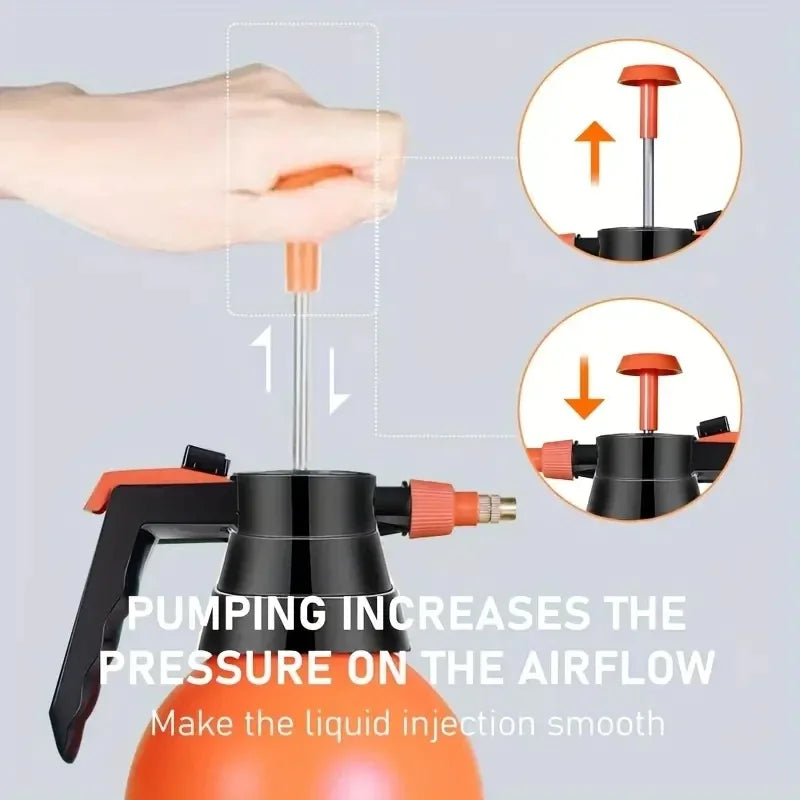 Hand Press Water Sprayer - 2L Garden Watering
