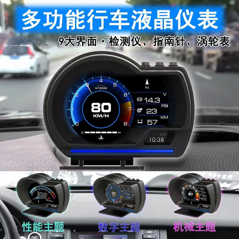 A501 Car HUD Display – OBD2 Smart Digital