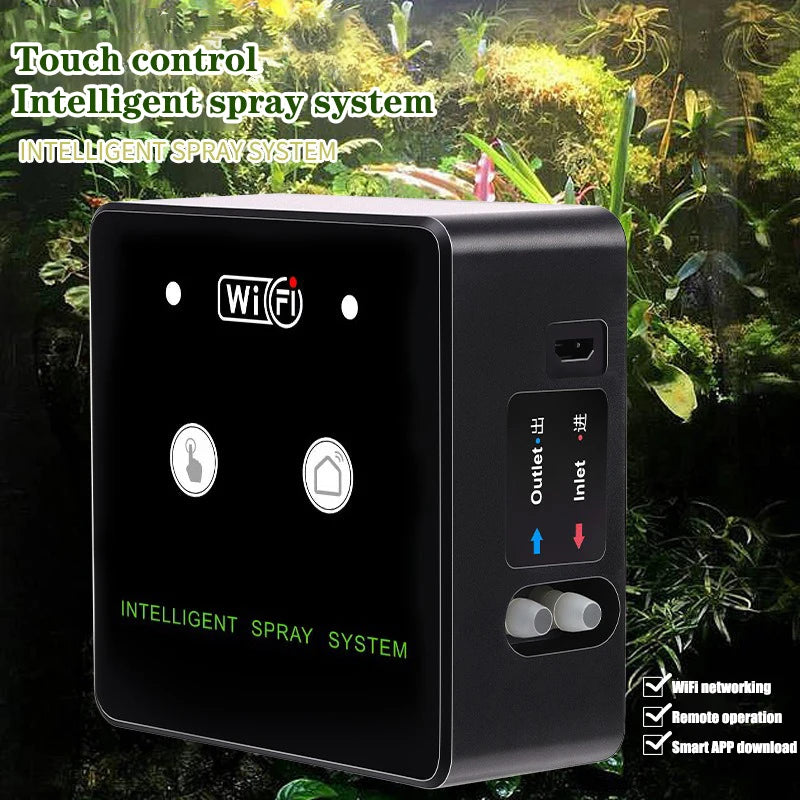 WiFi-Controlled Rainforest Sprayer – Automatic Mist System