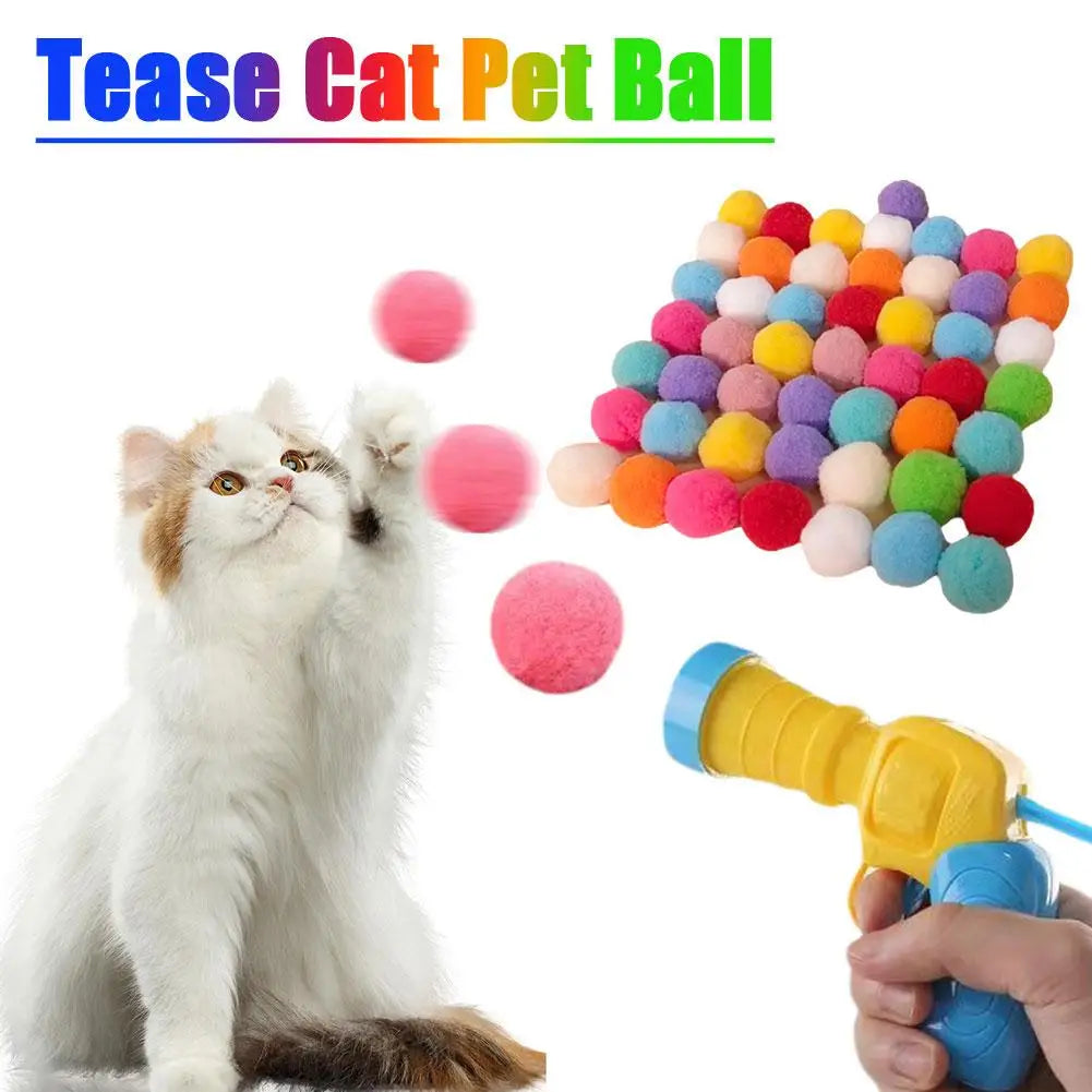 Interactive Electric Rolling Cat Toy Gun