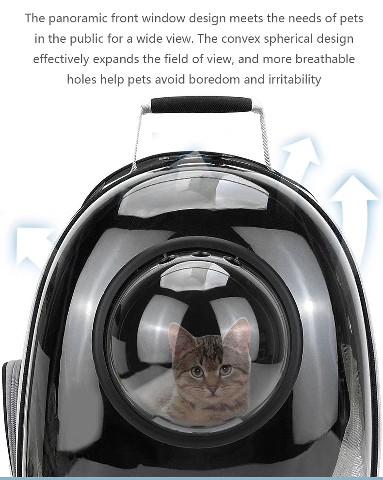 Cat Carrying Backpacks Breathable - Portable Transparent