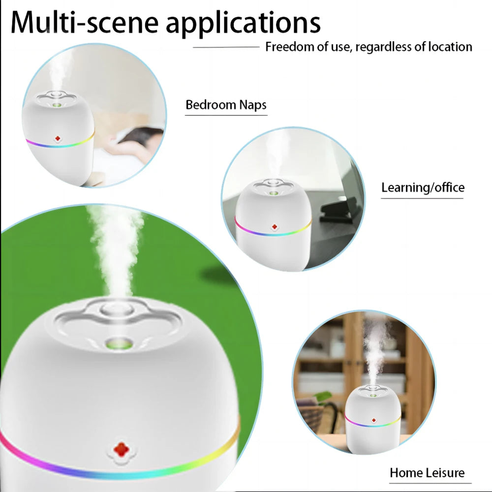 Mini Air Humidifier – Portable Aroma Diffuser