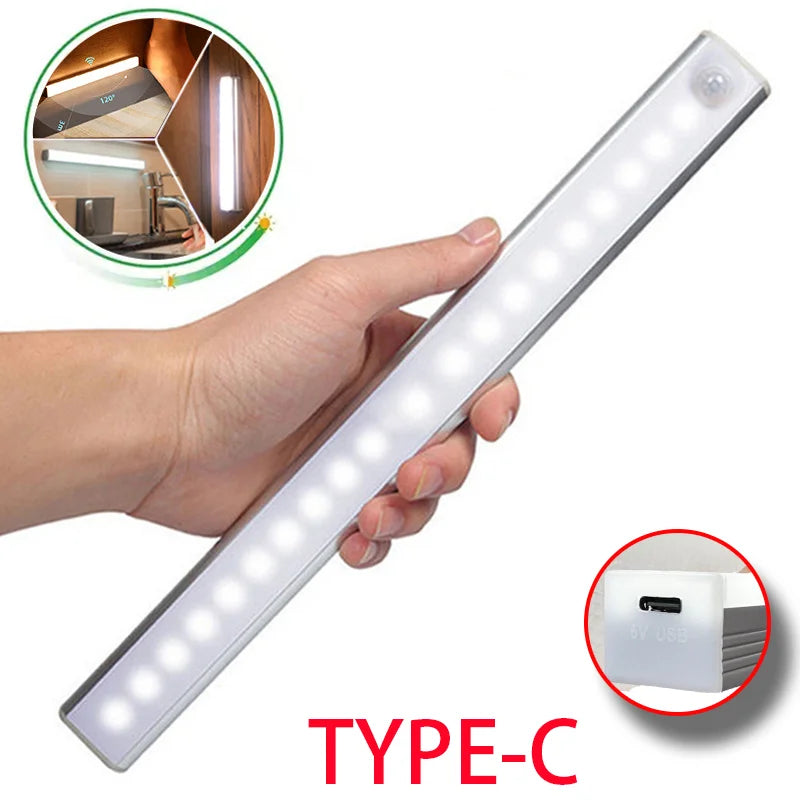 LED Motion Sensor Light – Rechargeable Wireless