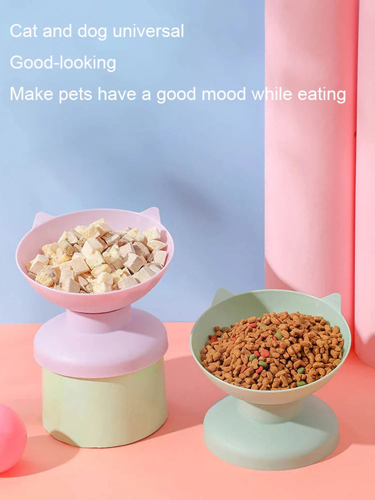 High-Footed Slanted Pet Bowl β Feeding & Drinking Bowl