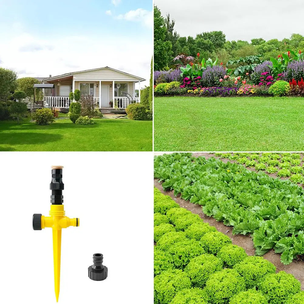 360° Rotating Garden Sprinkler – Automatic Lawn & Plant Irrigation System
