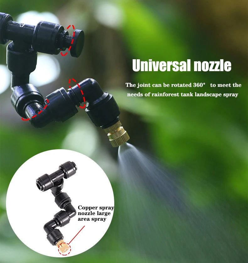 WiFi-Controlled Rainforest Sprayer – Automatic Mist System
