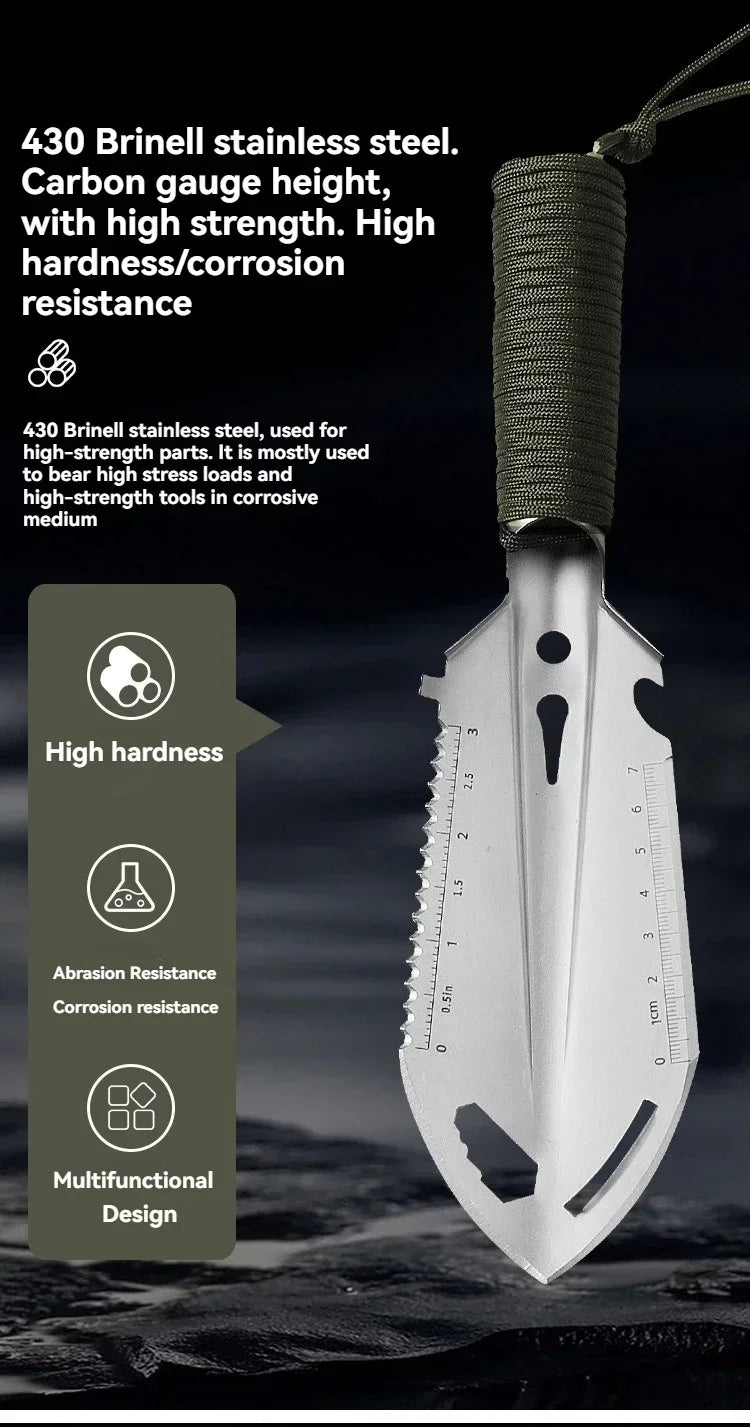 Portable Camping Shovel – Multifunctional Survival & Garden Tool