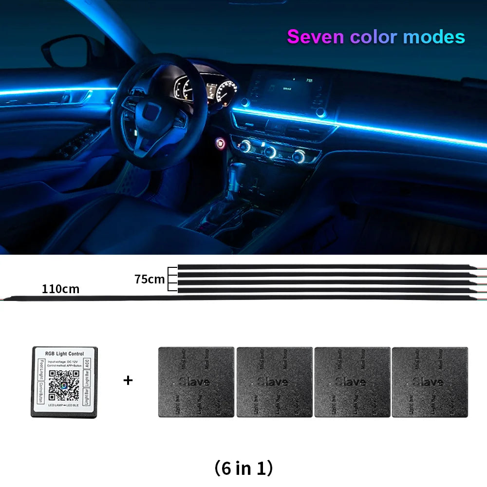 18-in-1 Dual Zone Car Ambient Light Kit
