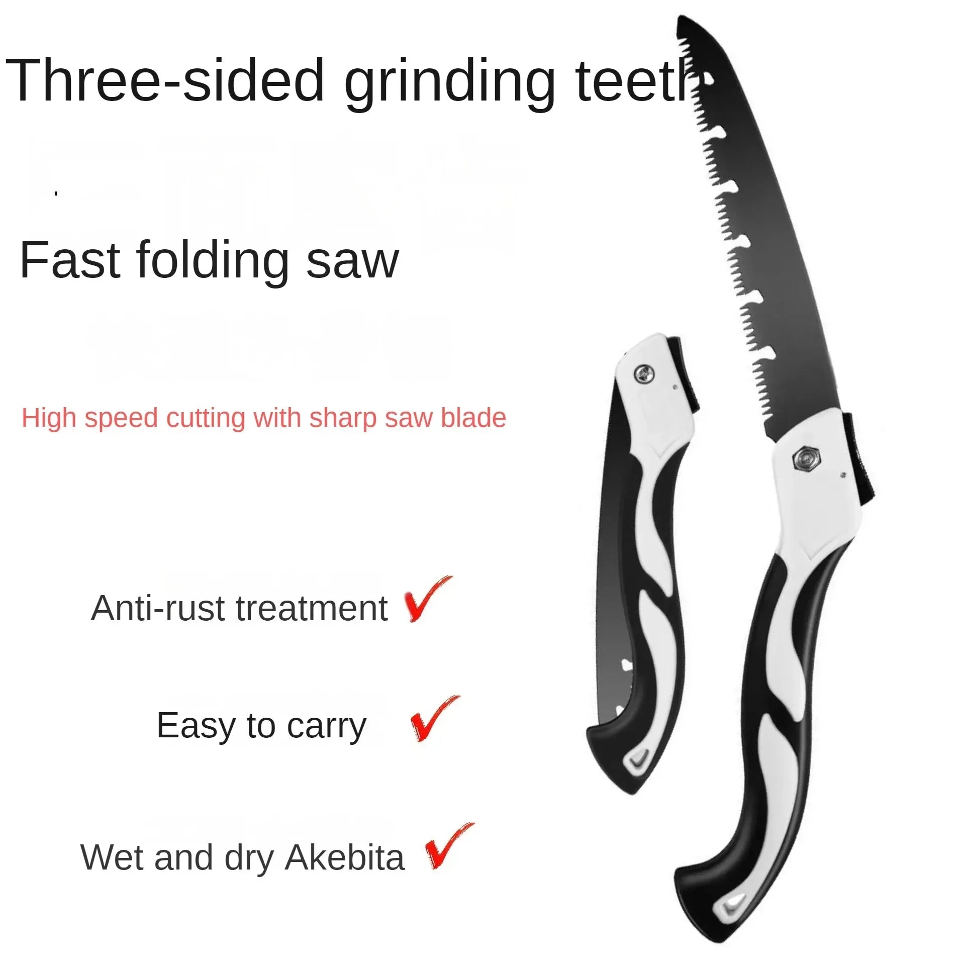 Portable Folding Hand Saw & Secateurs – Multifunctional Pruner for Garden