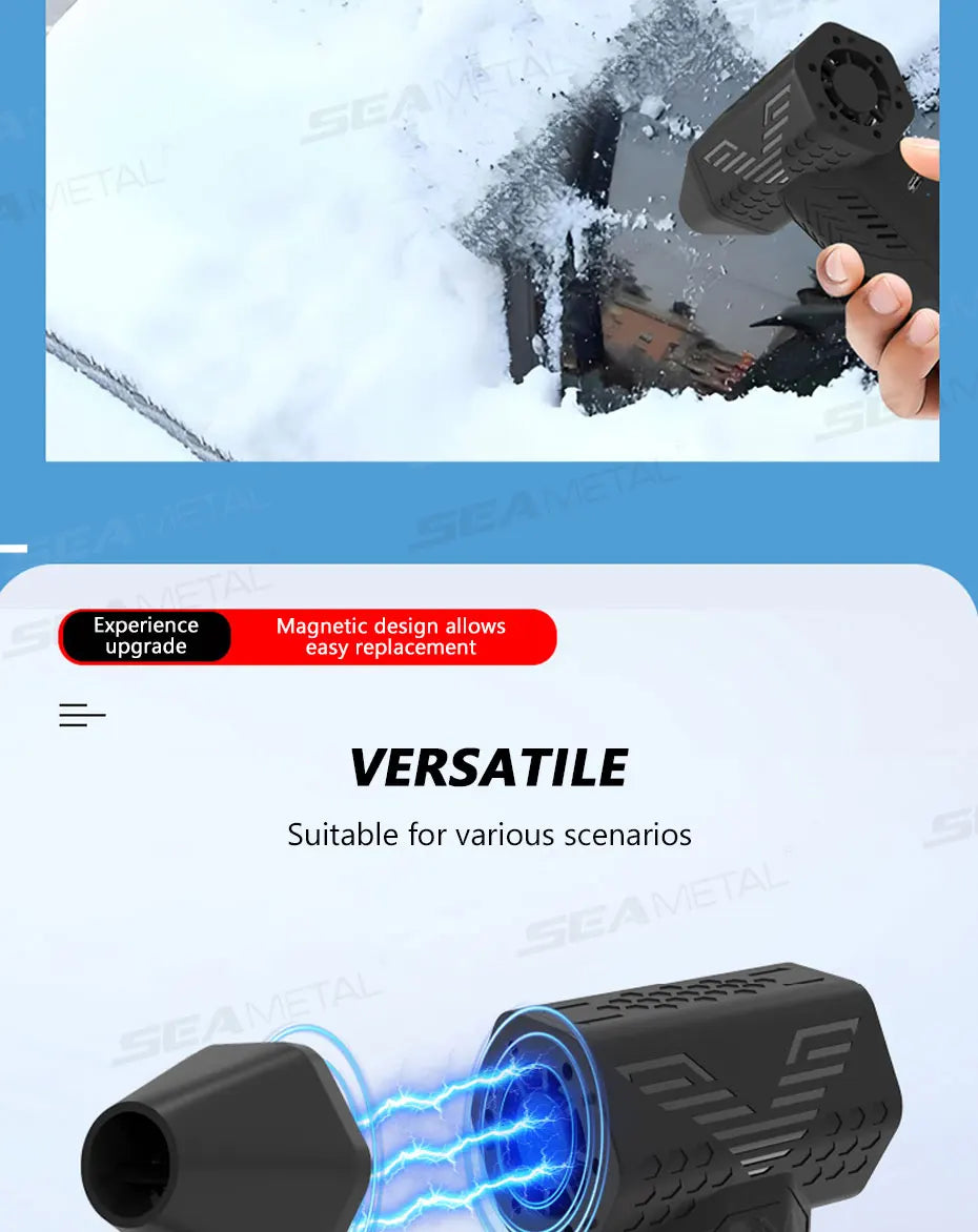 Electric Air Duster - Rechargeable Mini Turbo Blower
