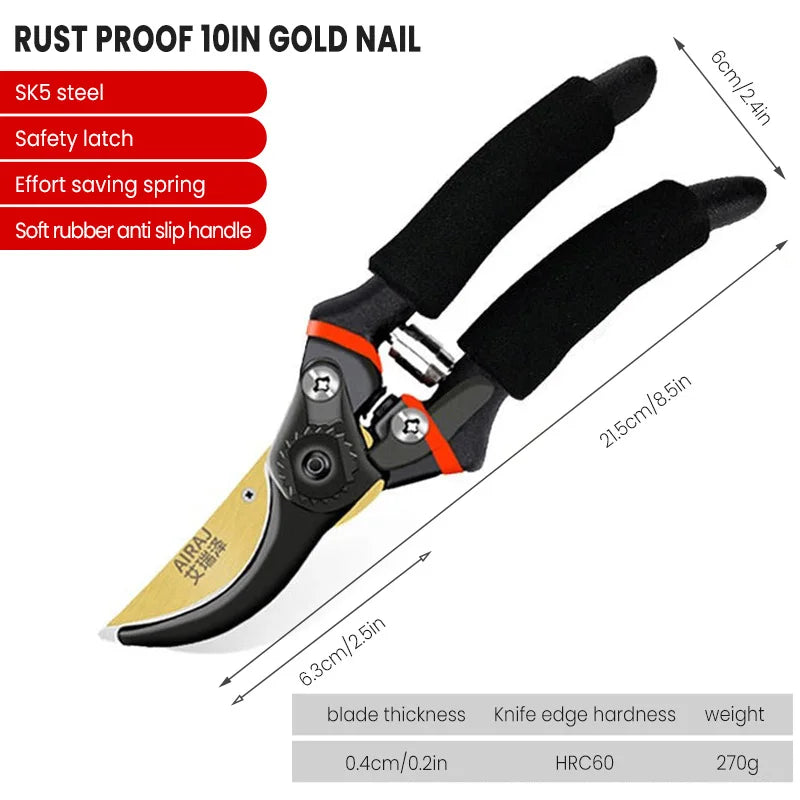 Heavy Duty Pruning Shears – Ultra Sharp Garden Scissors