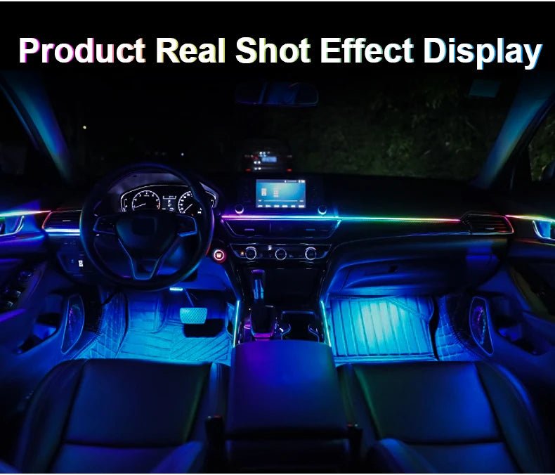 18-in-1 Dual Zone Car Ambient Light Kit