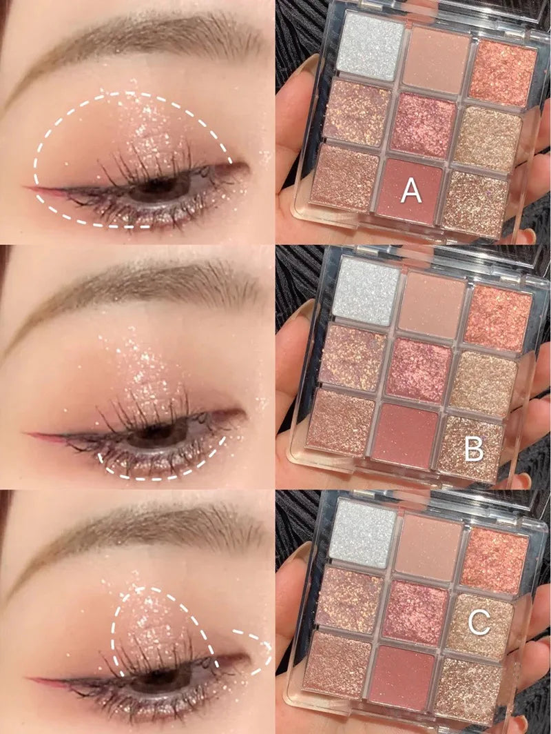 Oh Rosy Eyeshadow Palette – 9-Color