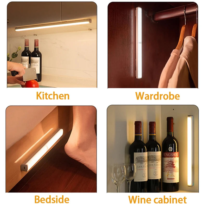 LED Motion Sensor Light – Rechargeable Wireless