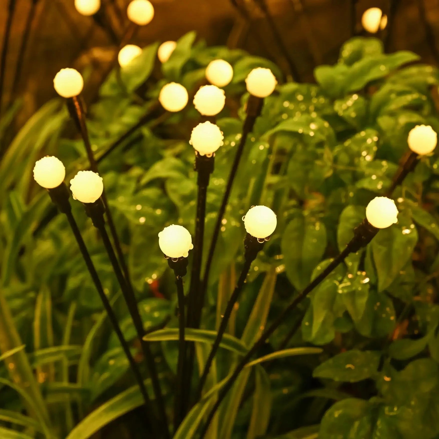 Upgraded Solar Firefly Garden Lights
