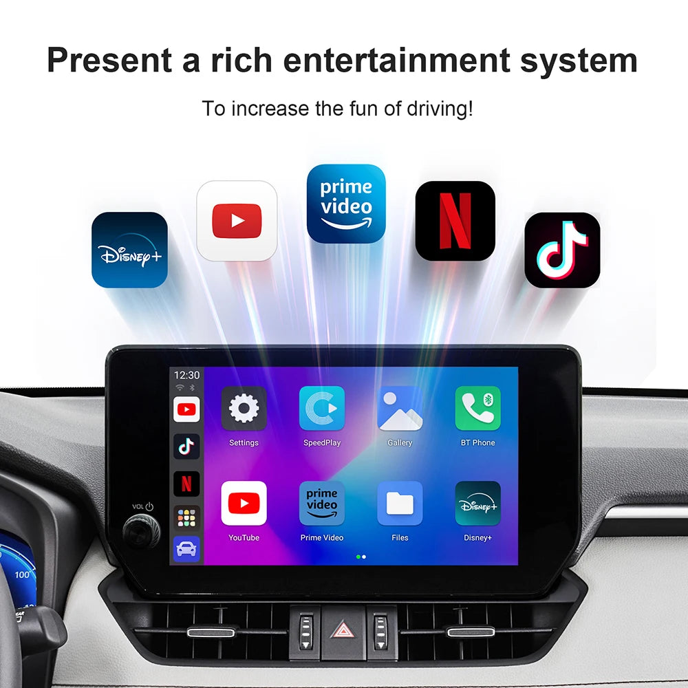 CarPlay AI Box – Wireless Android Auto & Smart TV Box
