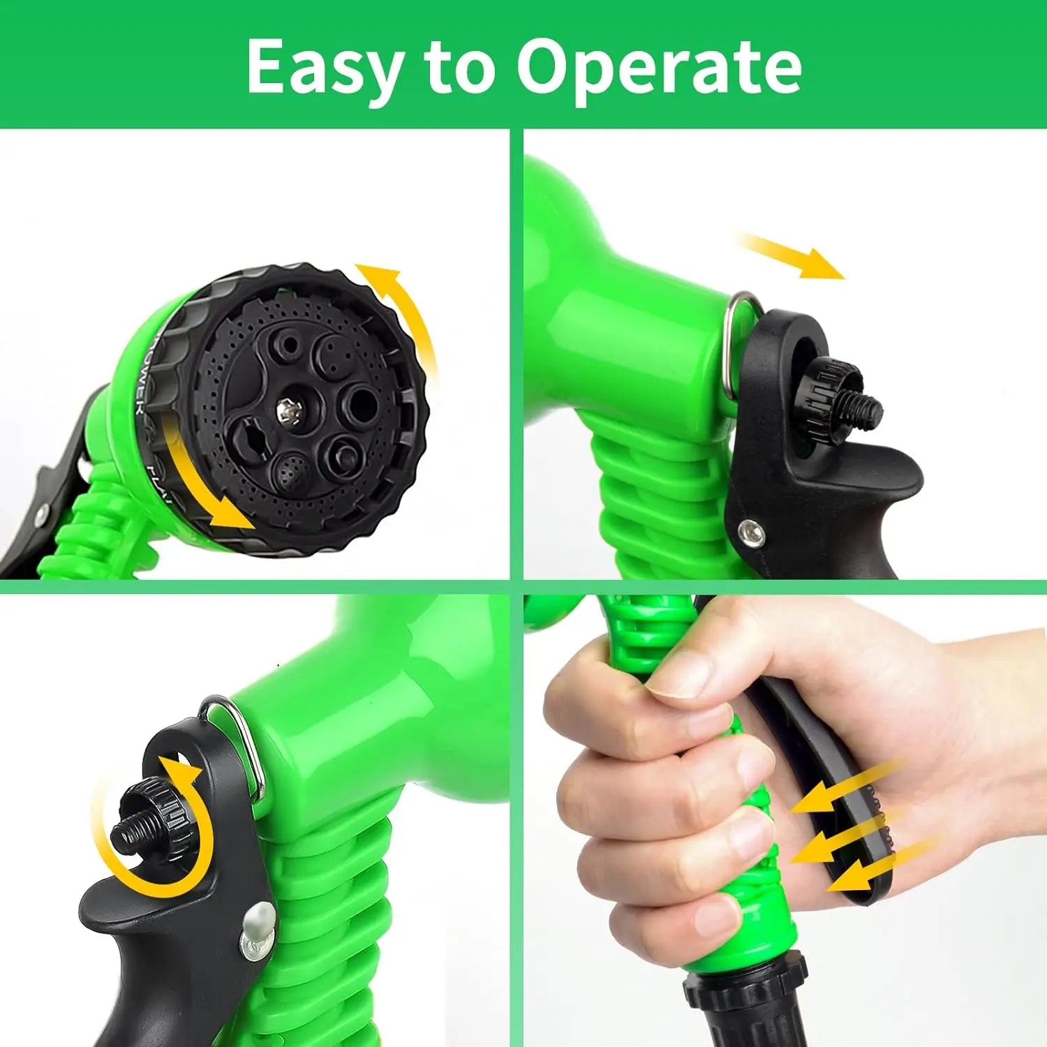 Expandable Magic Hose – High-Pressure Garden Hose with 7 Spray Functions