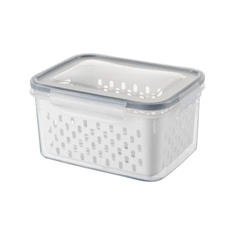Fruit Storage Containers – Airtight, Dishwasher Safe with Removable Colander