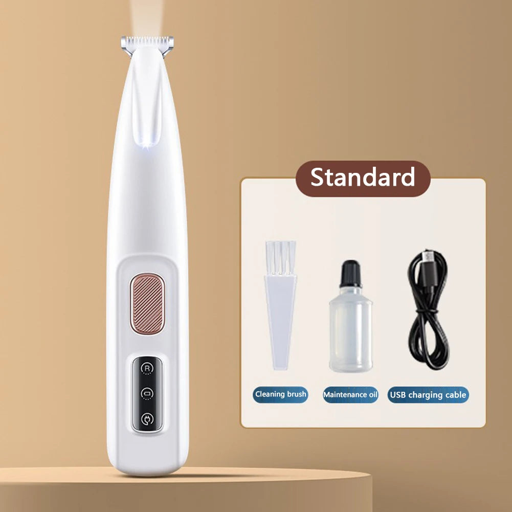 Portable Dog Paw Trimmer β LED Rechargeable Nail Grinder