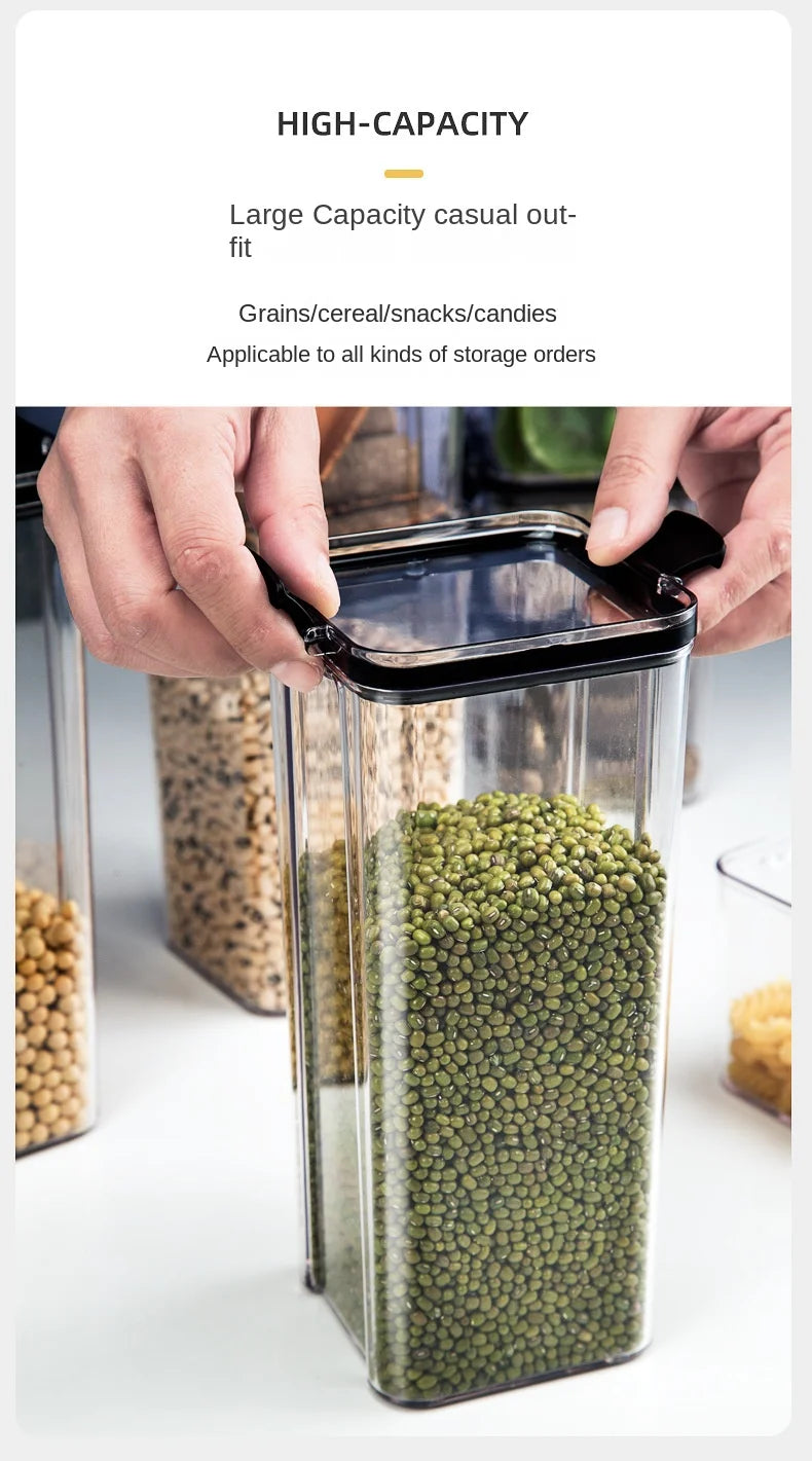 Plastic Sealed Jars Set