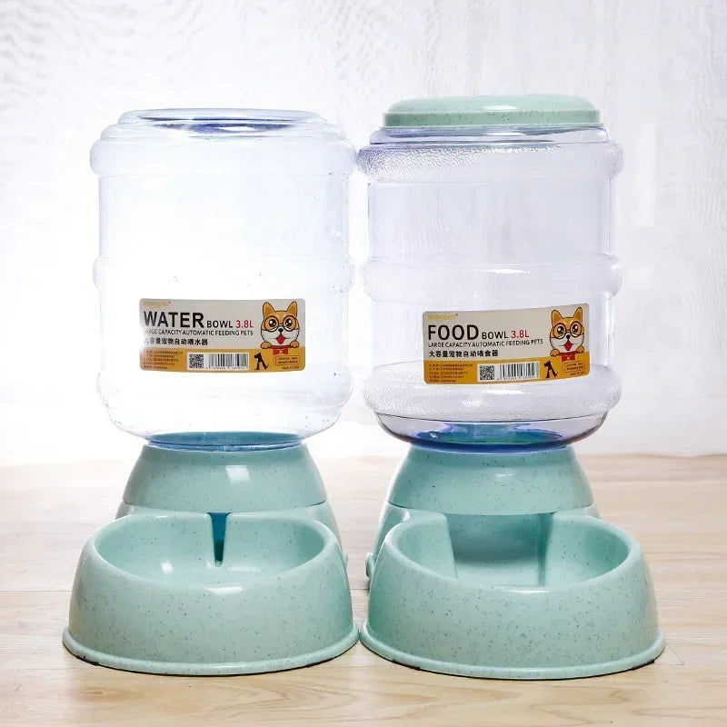 Automatic Pet Feeder and Water Dispenser