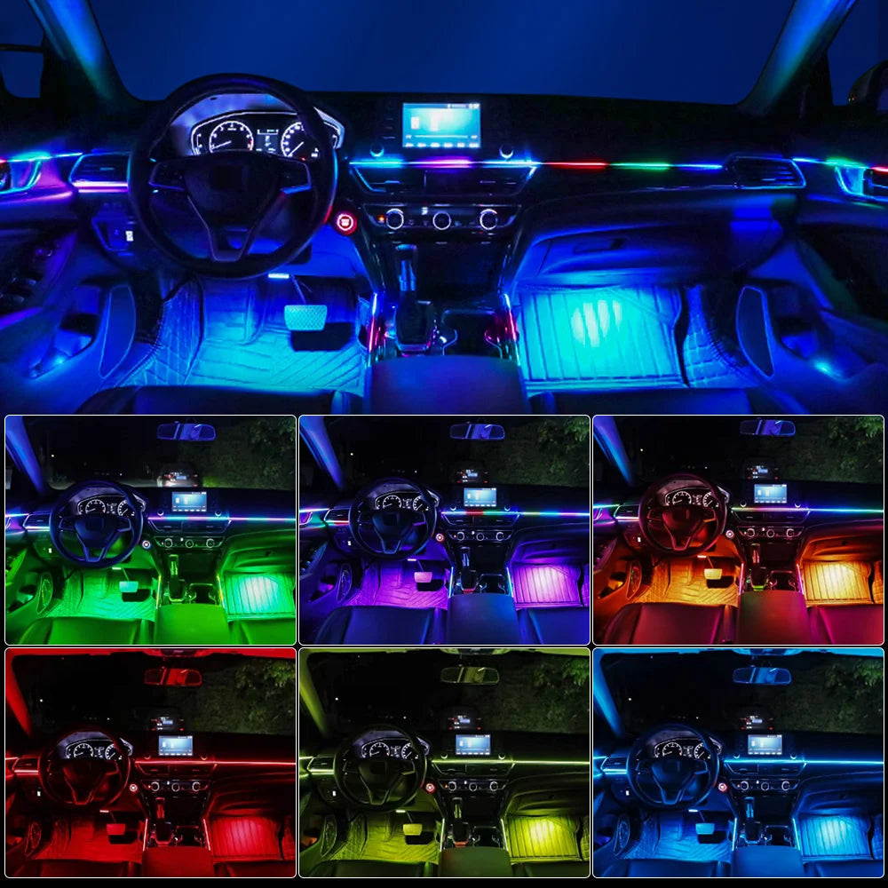 18-in-1 Dual Zone Car Ambient Light Kit