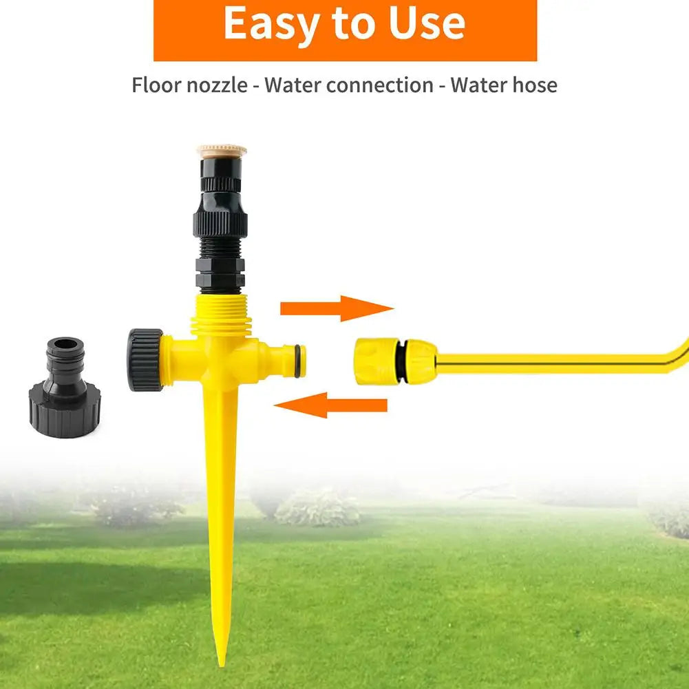360° Rotating Garden Sprinkler – Automatic Lawn & Plant Irrigation System