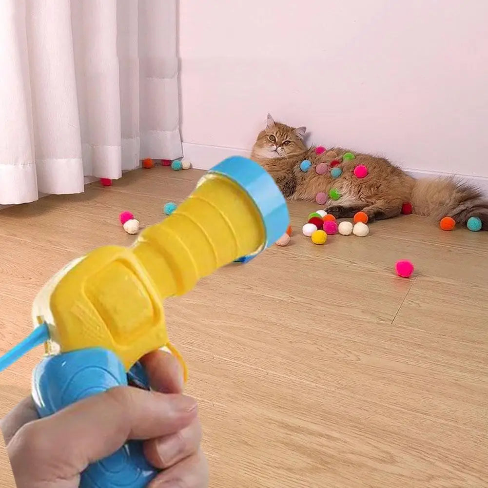 Interactive Electric Rolling Cat Toy Gun