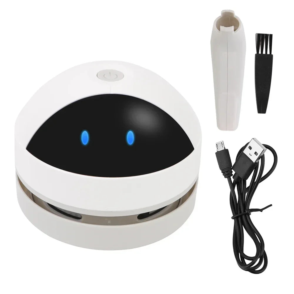 Mini Desk Dust Vacuum – USB Charging Sweeper