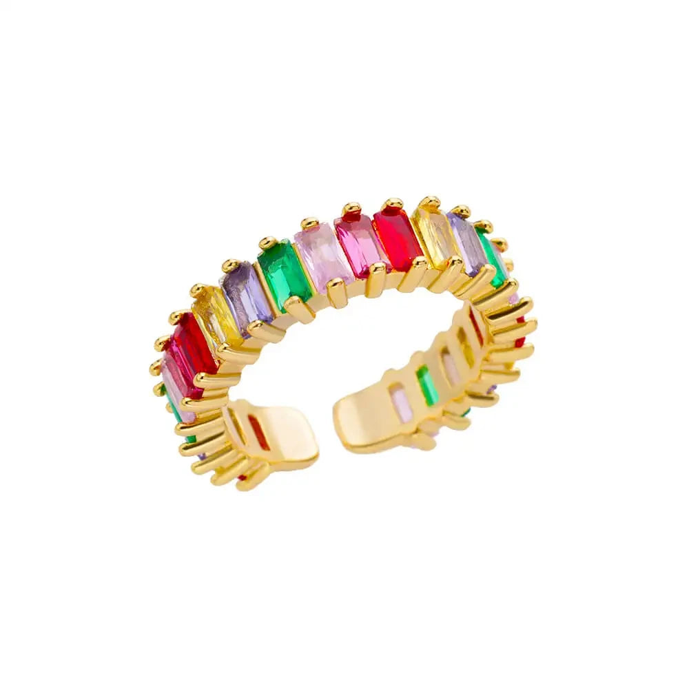Luxury 316L Stainless Steel Gold Color Ring
