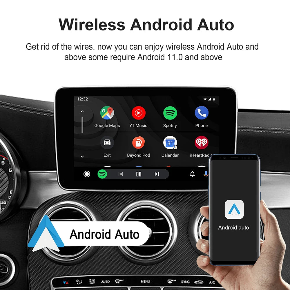 CarPlay AI Box – Wireless Android Auto & Smart TV Box
