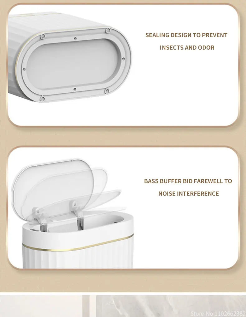 5L/7L/9L Smart Sensor Trash Can – Automatic Garbage Bin for Kitchen & Bathroom
