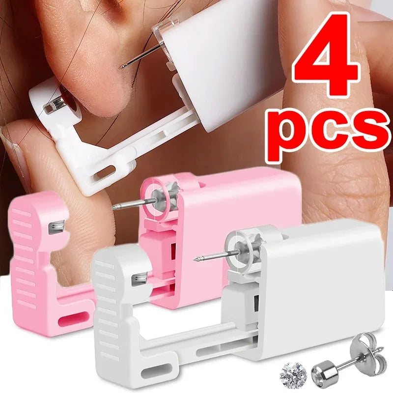 4Pcs Disposable Ear Piercing Tool