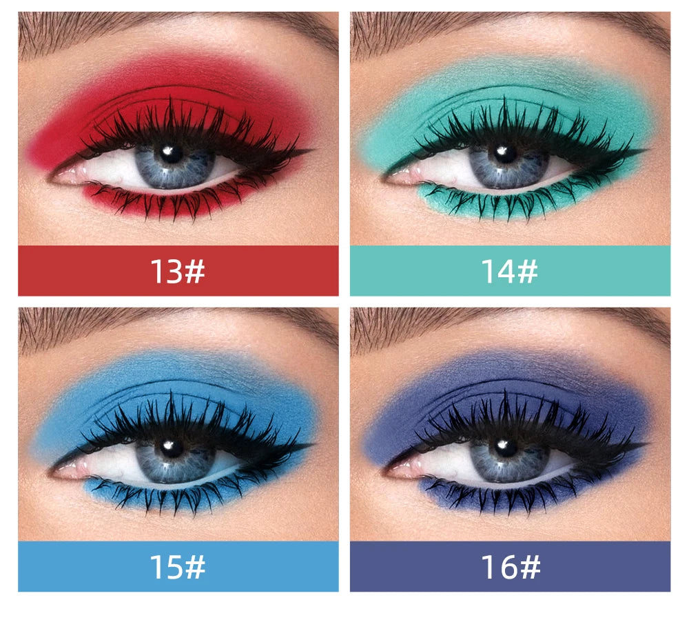 QIBEST 8-Color Matte Liquid Eyeshadow Stick