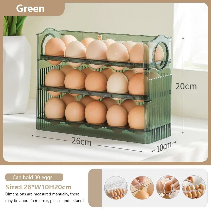 Egg Storage Box β Refrigerator Organizer Tray