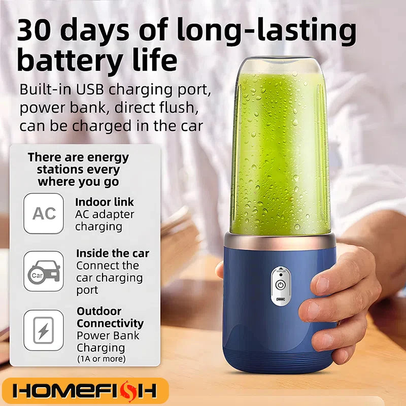 Portable 400ml Juicer Blender