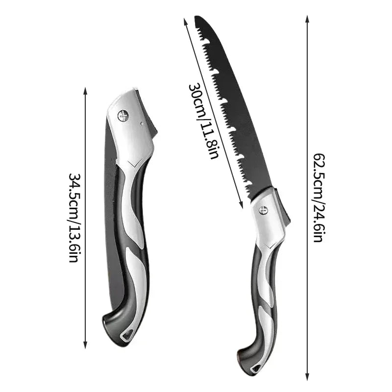 Portable Folding Hand Saw & Secateurs – Multifunctional Pruner for Garden