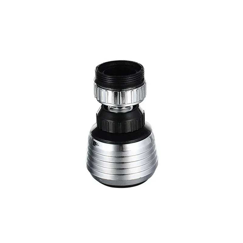 360° Rotating Faucet Head – Pressurized Anti-Splash Foam Sprayer for Kitchen