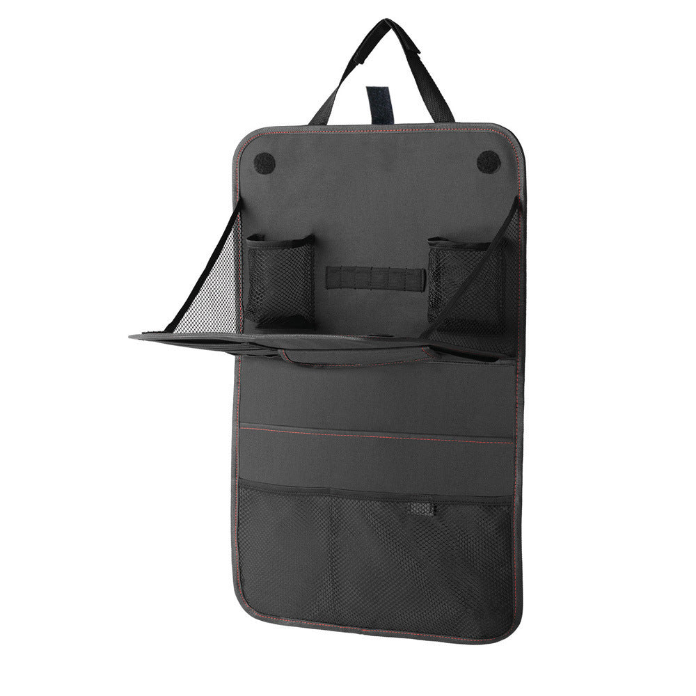 Car Seat Back Organizer – Foldable Tray and Travel Storage Bag