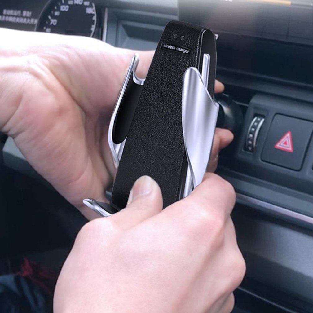 S5 Car Wireless Charger – 10W Fast Charging with Phone Holder
