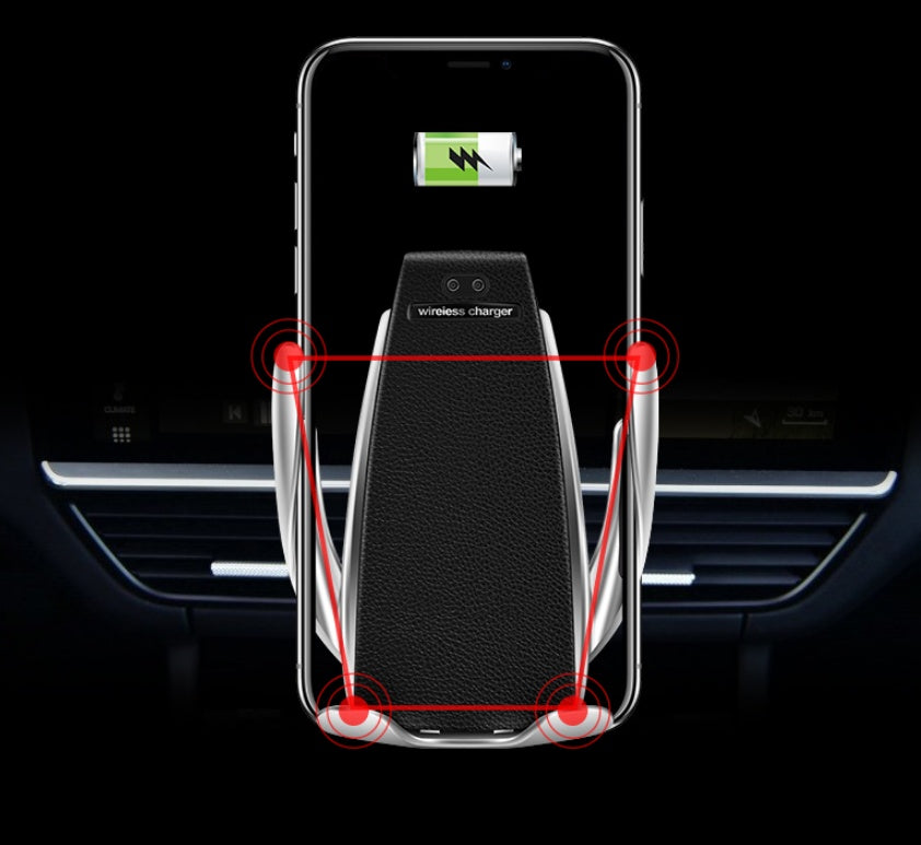S5 Car Wireless Charger – 10W Fast Charging with Phone Holder
